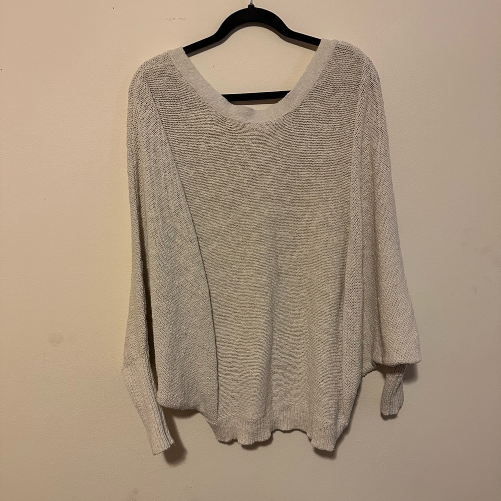 Ruby Moon Cream Slouchy Sweater